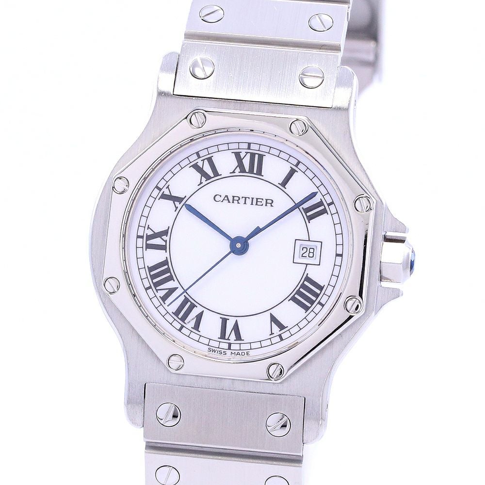 中古】CARTIER SANTOS RONDE LARGE MODEL / SANTOS OCTAGON LARGE