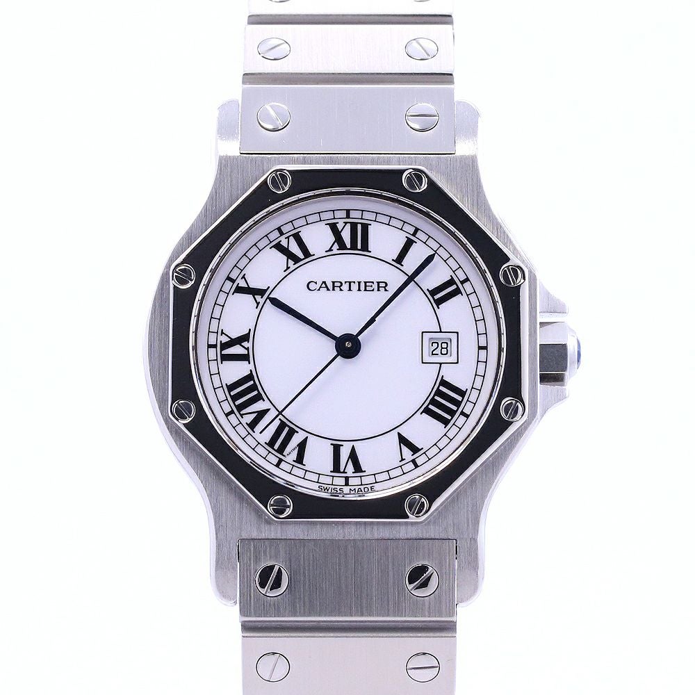 中古】CARTIER SANTOS RONDE LARGE MODEL / SANTOS OCTAGON LARGE