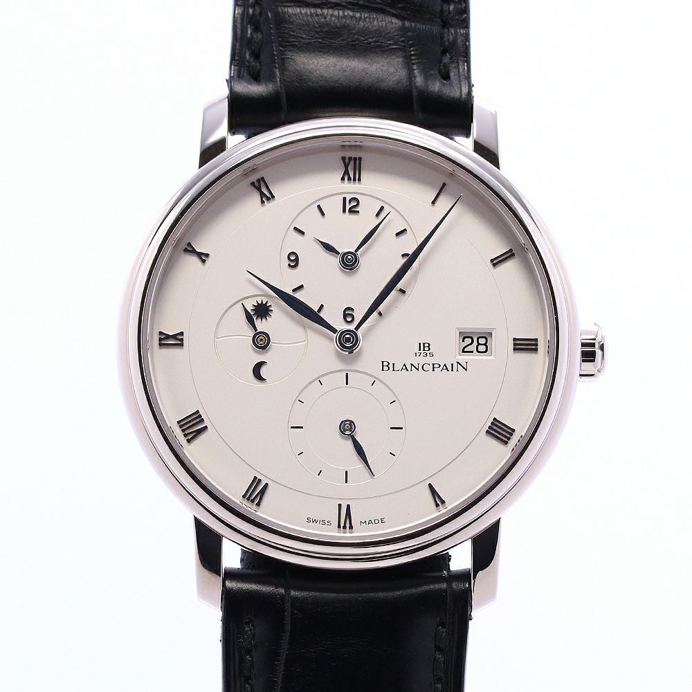 中古】BLANCPAIN VILLERET DOUBLE TIME-ZONE ブランパン ヴィルレ