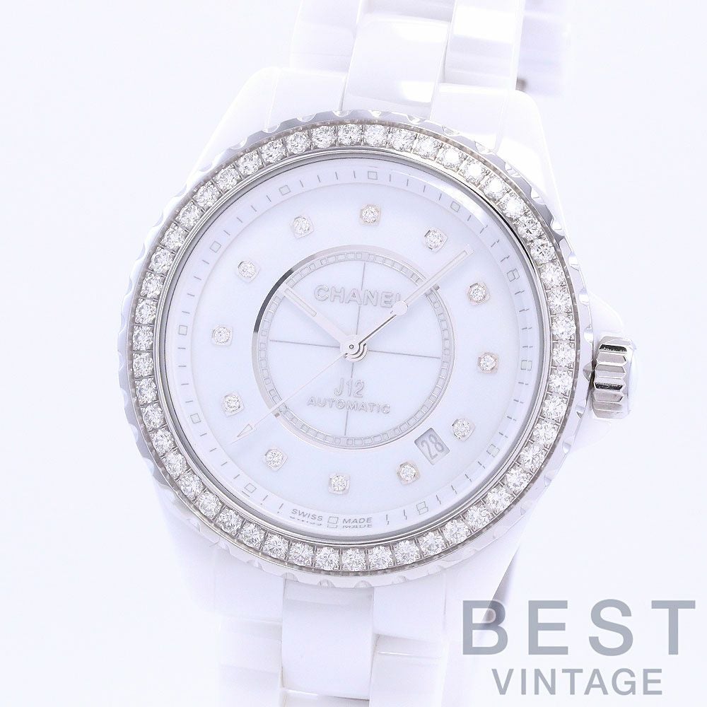 【中古】CHANEL <br>J12 CALIBER 12.1 DIAMOND BEZEL 38MM <br>シャネル <br>J12 キャリバー 12.1 ダイヤモンドベゼル 38MM <br>H7189
