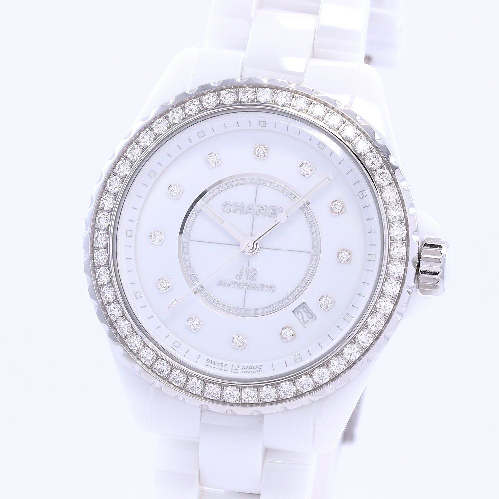 【中古】CHANEL <br>J12 CALIBER 12.1 DIAMOND BEZEL 38MM <br>シャネル <br>J12 キャリバー 12.1 ダイヤモンドベゼル 38MM <br>H7189