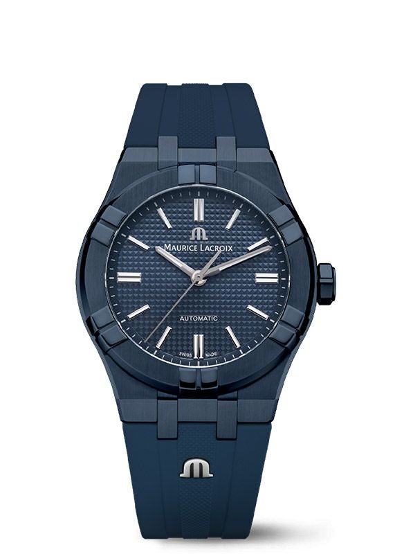 モーリス・ラクロア アイコン オートマティック 39mm ブルー PVD リミテッドエディション AI6007-PVC00-430-4