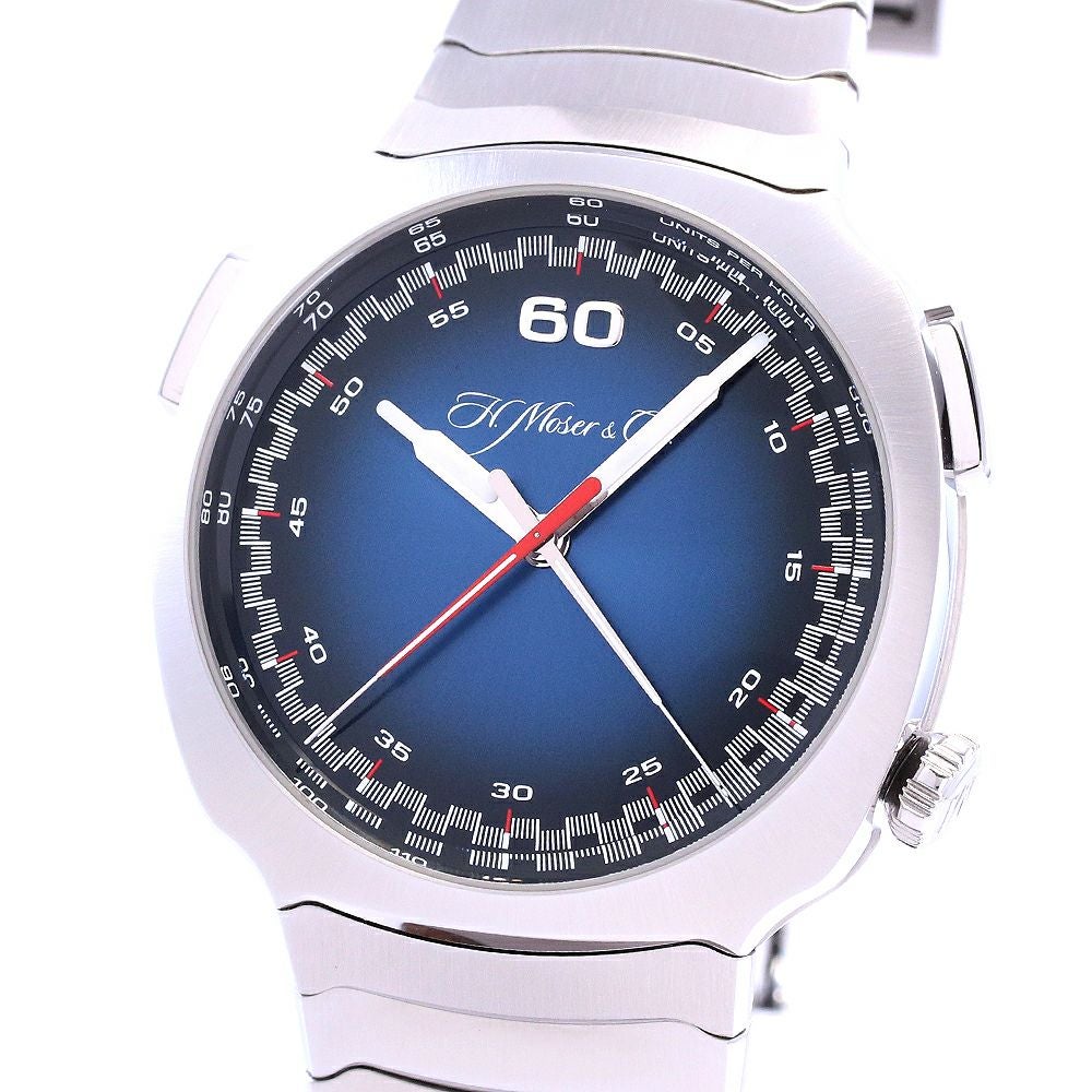 中古】H.MOSER STREAMLINER FLYBACK CHORNOGRAPH H.モーザー