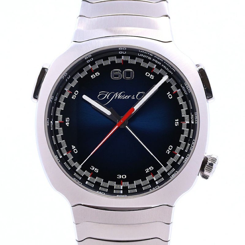 【中古】H.MOSER STREAMLINER FLYBACK CHORNOGRAPH H.モーザー ストリームライナー・フライバック クロノグラフ 6902-1201
