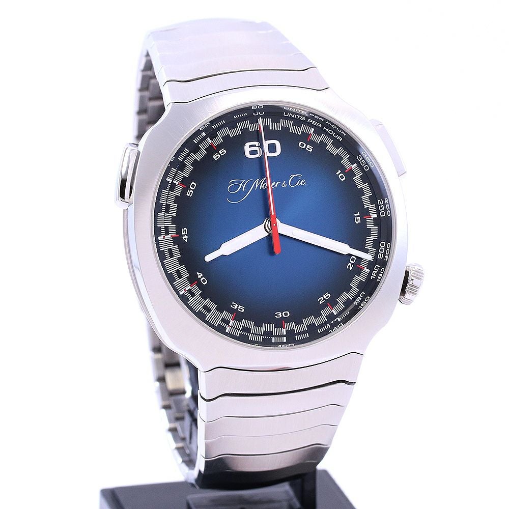 中古】H.MOSER STREAMLINER FLYBACK CHORNOGRAPH H.モーザー