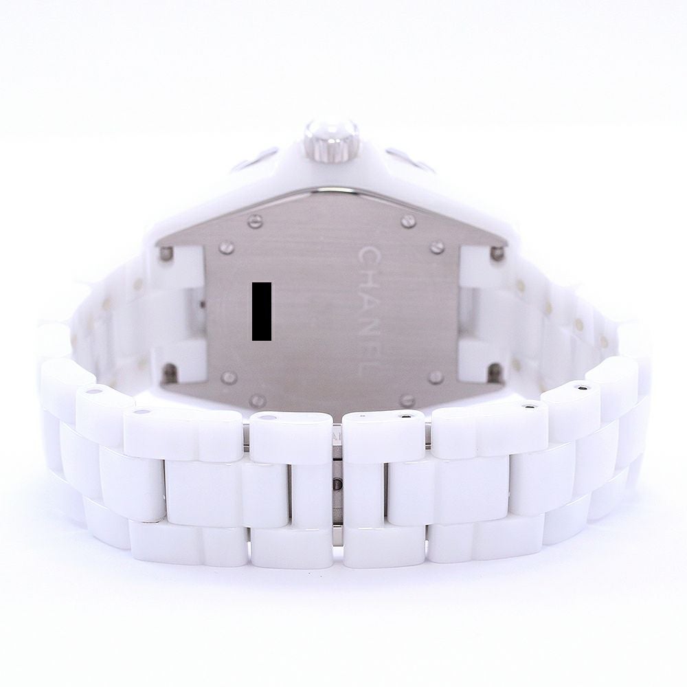 中古】CHANEL J12 WHITE CERAMIC AUTOMATIC 38MM シャネル J12