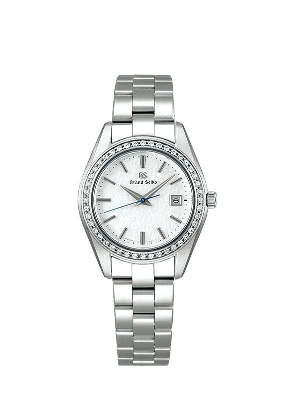 【本物保証】 箱・保付 新品同様 グランドセイコー SEIKO ヘリテージコレクション デイト 4J52 0AC0 STGF373 黒文字盤 16Pダイヤ SS Grand Seiko Heritage Collection グランドセイコー ヘリテージ