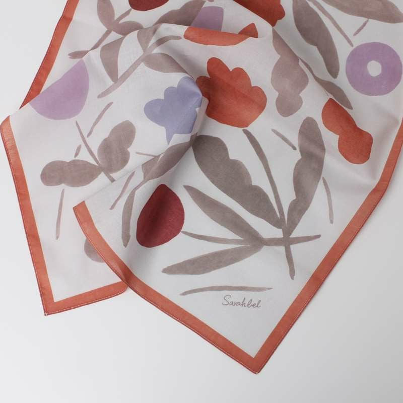 Sarahbel Handkerchief Flower Grden サラベル ハンカチ H-FG