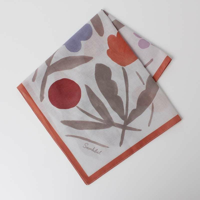Sarahbel Handkerchief Flower Grden サラベル ハンカチ H-FG