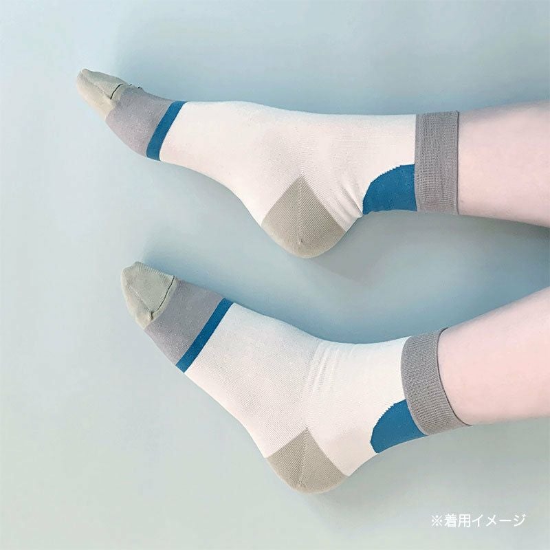 Sarahbel Socks Half circle Ivory  サラベル ソックス ハーフ サイクル アイボリー SAB-socks-half-circle-ivory