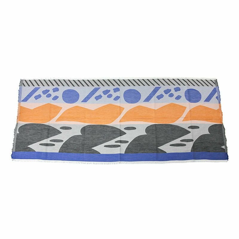 Sarahbel cotton stole Lake Blue サラベル コットンストール レイク ブルー SAB-cot-stole-lake-blue