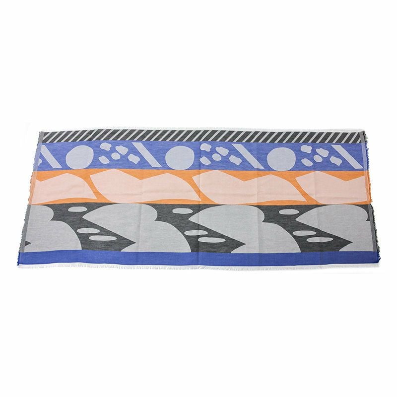 Sarahbel cotton stole Lake Blue サラベル コットンストール レイク ブルー SAB-cot-stole-lake-blue