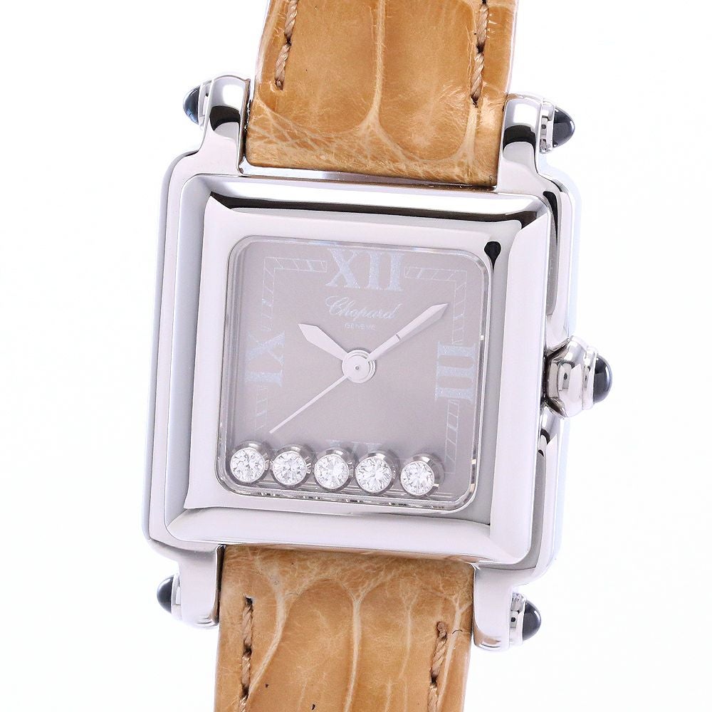 【中古】CHOPARD HAPPY SPORT SQUARE MINI ショパール ハッピースポーツ スクエアミニ 27/8892/23