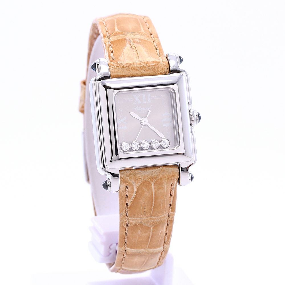 【中古】CHOPARD HAPPY SPORT SQUARE MINI ショパール ハッピースポーツ スクエアミニ 27/8892/23