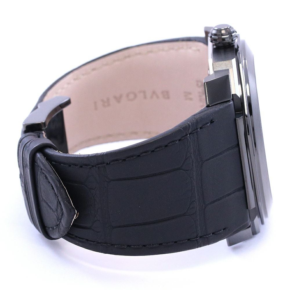 中古】BVLGARI OCTO ALL BLACKS ブルガリ オクト オールブラックス