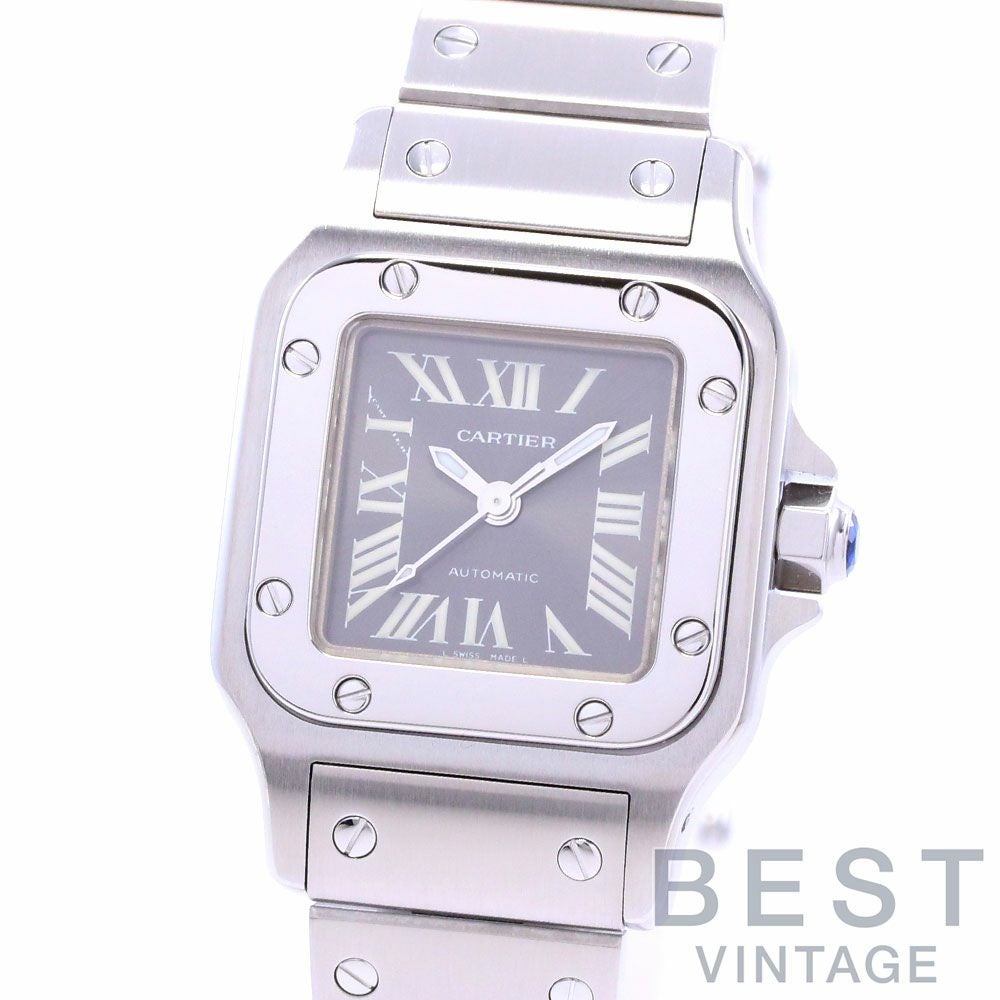 カルティエ Cartier サントスガルベSM ヴィンテージ W20017D6 レディース 腕時計 アイボリー クォーツ ウォッチ Santos Galbee VLP 90254220 カルティエ Santos Galbee サントスガルベ SM [クォーツ cal.157