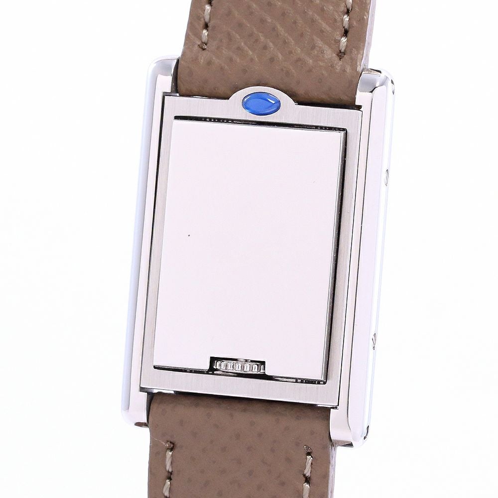 中古】CARTIER TANK BASCULANTE WATCH SMALL MODEL カルティエ タンク