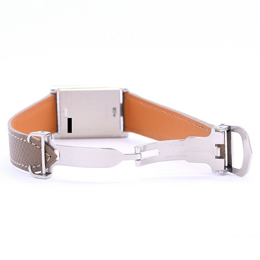中古】CARTIER TANK BASCULANTE WATCH SMALL MODEL カルティエ タンク