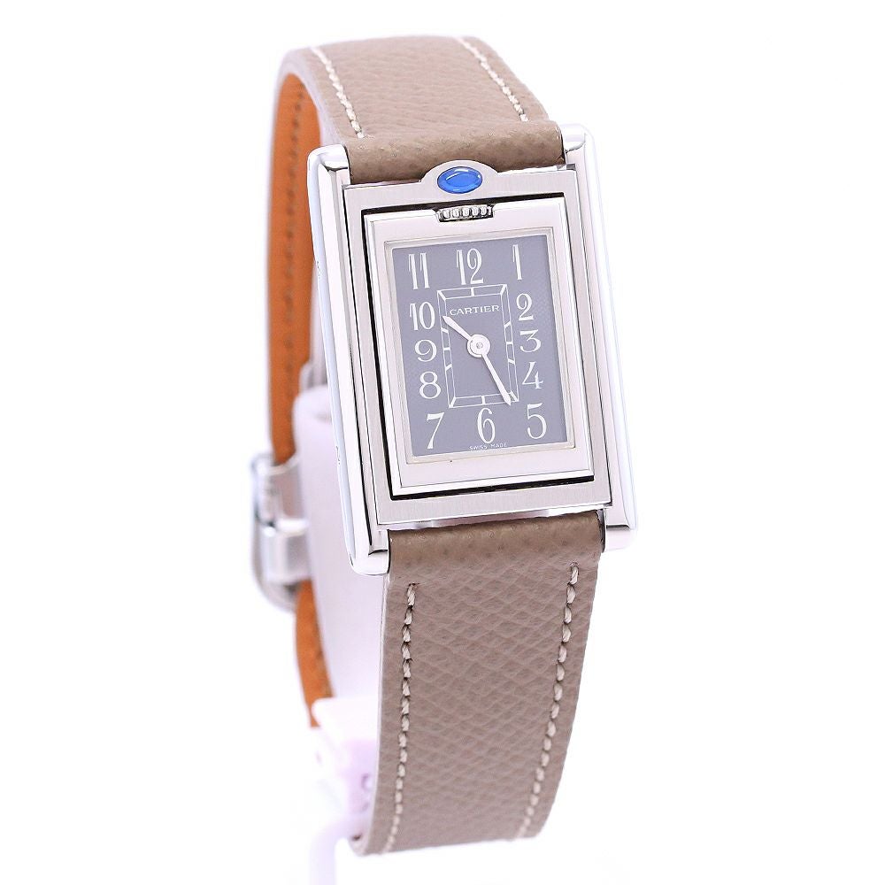 中古】CARTIER TANK BASCULANTE WATCH SMALL MODEL カルティエ タンク