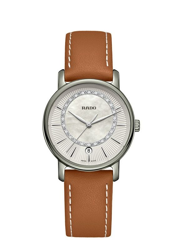 ラドー ダイヤマスター ダイヤモンズ R14064715 未使用 グレー デイト クオーツ レディース 腕時計 ラドー RADO ダイヤマスター ダイヤモンズ R14064715 未使用 グレー