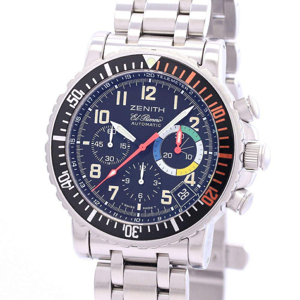 【中古】ZENITH RAINBOW FLAYBACK ゼニス レインボー フライバック 02.0480.405/24