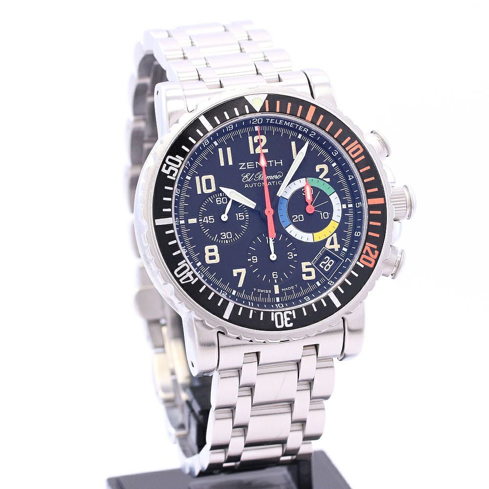 【中古】ZENITH RAINBOW FLAYBACK ゼニス レインボー フライバック 02.0480.405/24