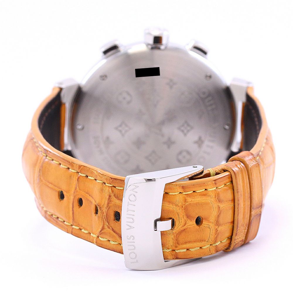 中古】LOUIS VUITTON TAMBOUR CHRONOGRAPH ルイ・ヴィトン タンブール