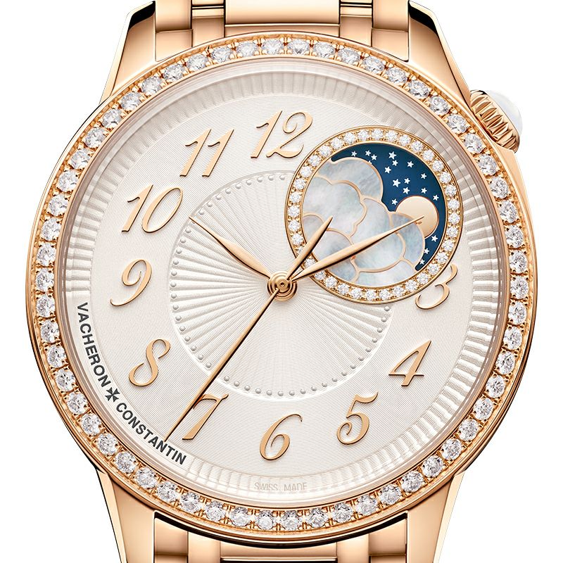 VACHERON CONSTANTIN EGERIE MOON PHASE ヴァシュロン・コンスタンタン エジェリームーンフェイズ 8005F/120R-H002