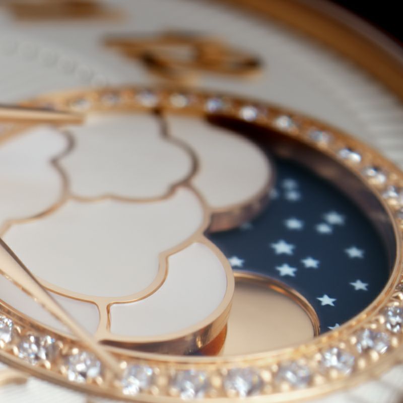 VACHERON CONSTANTIN EGERIE MOON PHASE ヴァシュロン・コンスタンタン エジェリームーンフェイズ 8005F/120R-H002