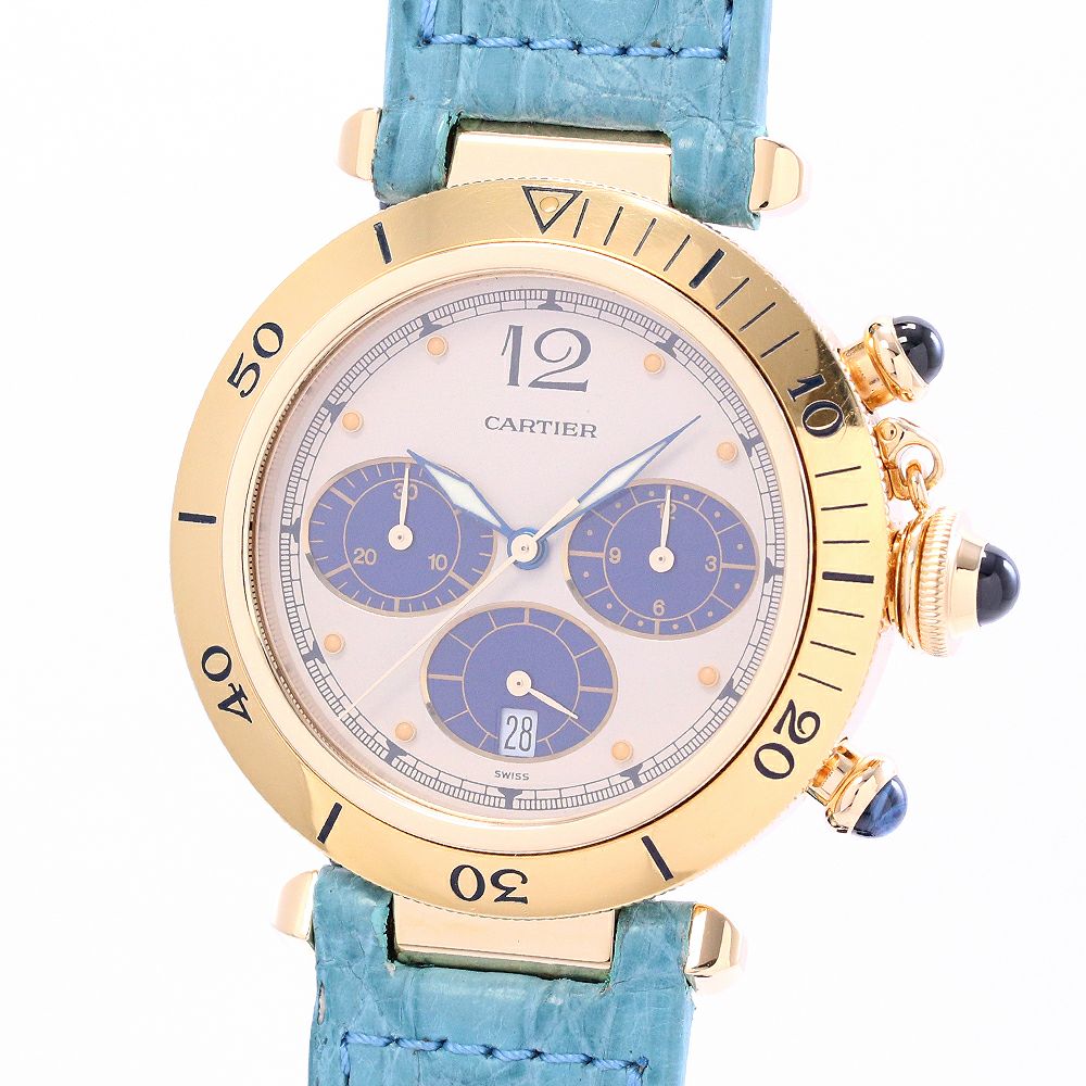 中古】CARTIER PASHA CHRONOGRAPH / PASHA DE CARTIER PLONGEUR WATCH