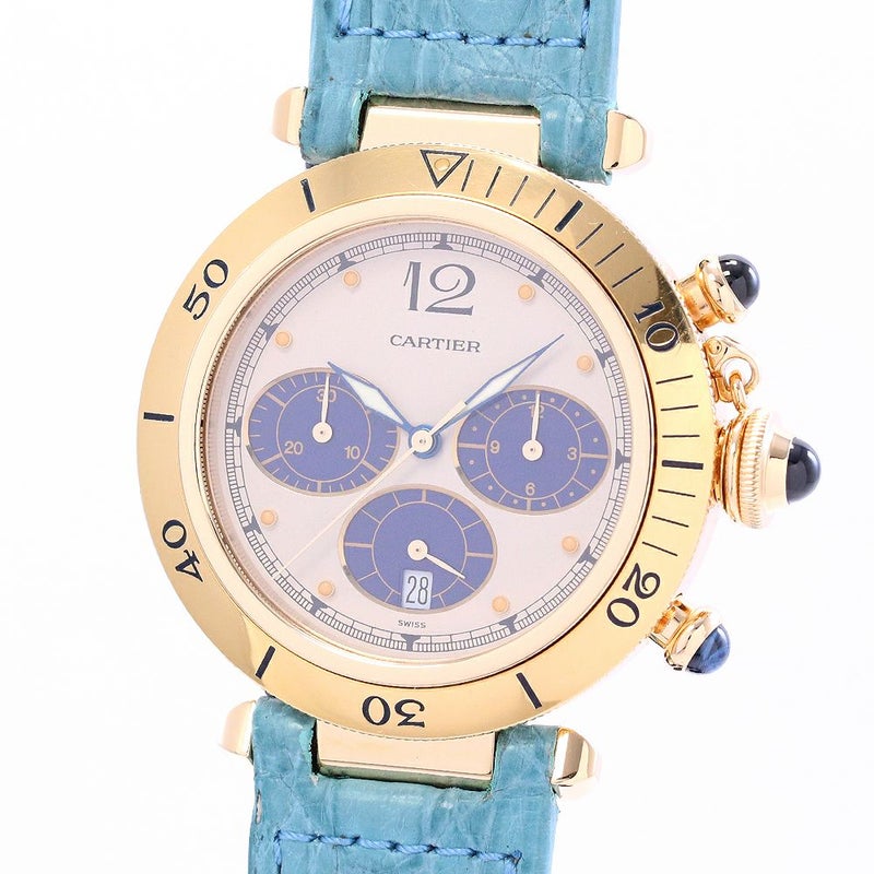 中古】CARTIER PASHA CHRONOGRAPH / PASHA DE CARTIER PLONGEUR WATCH 