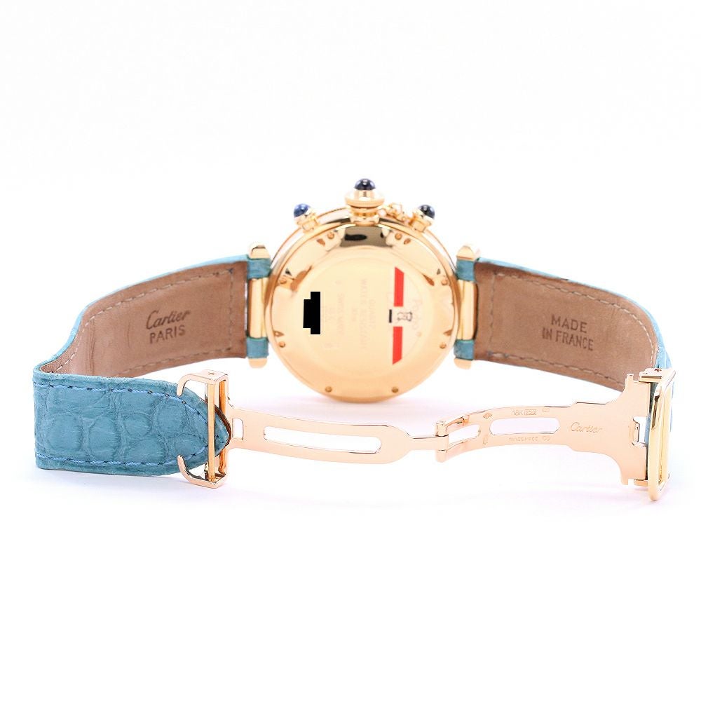 × Cartier Pasha クロノグラフ 38mm　カルティエ パシャ 中古】CARTIER PASHA CHRONOGRAPH / PASHA DE CARTIER PLONGEUR WATCH