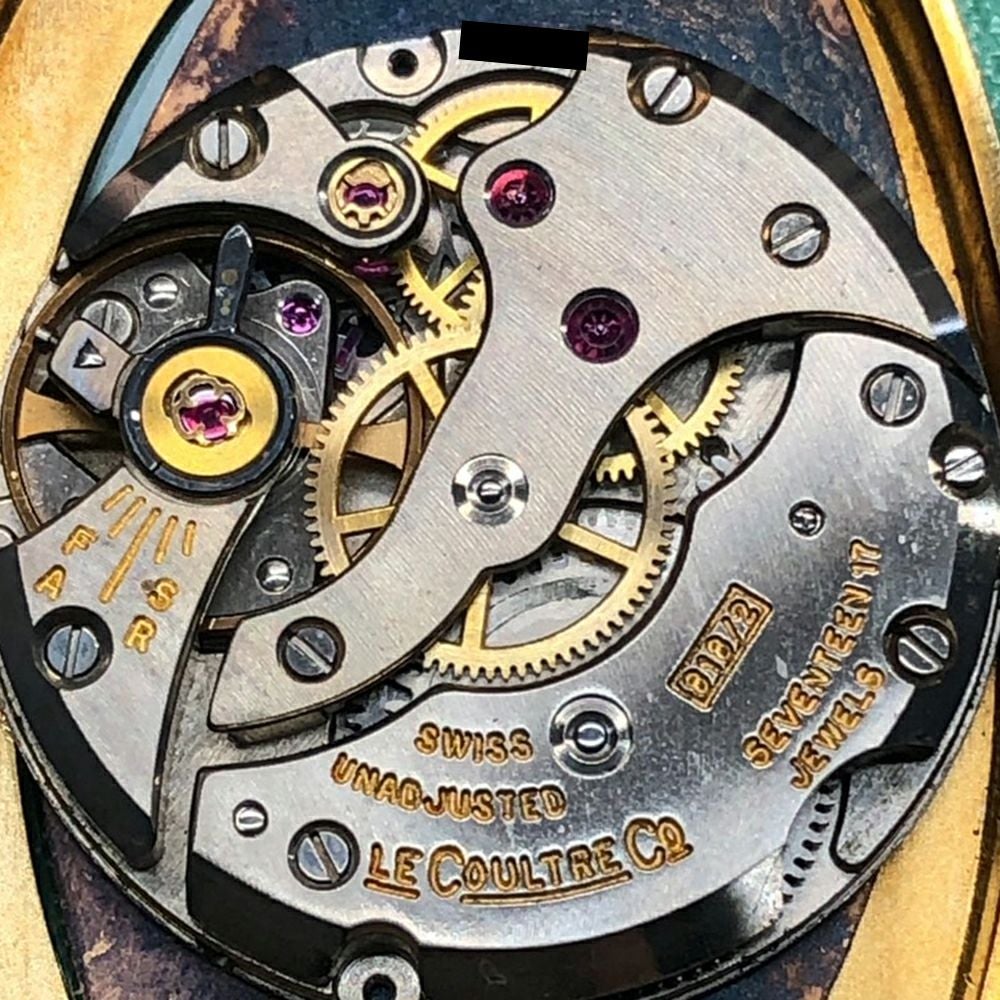 中古】JAEGER-LECOULTRE VINTAGE OVAL SHAPE WATCH ジャガー・ルクルト