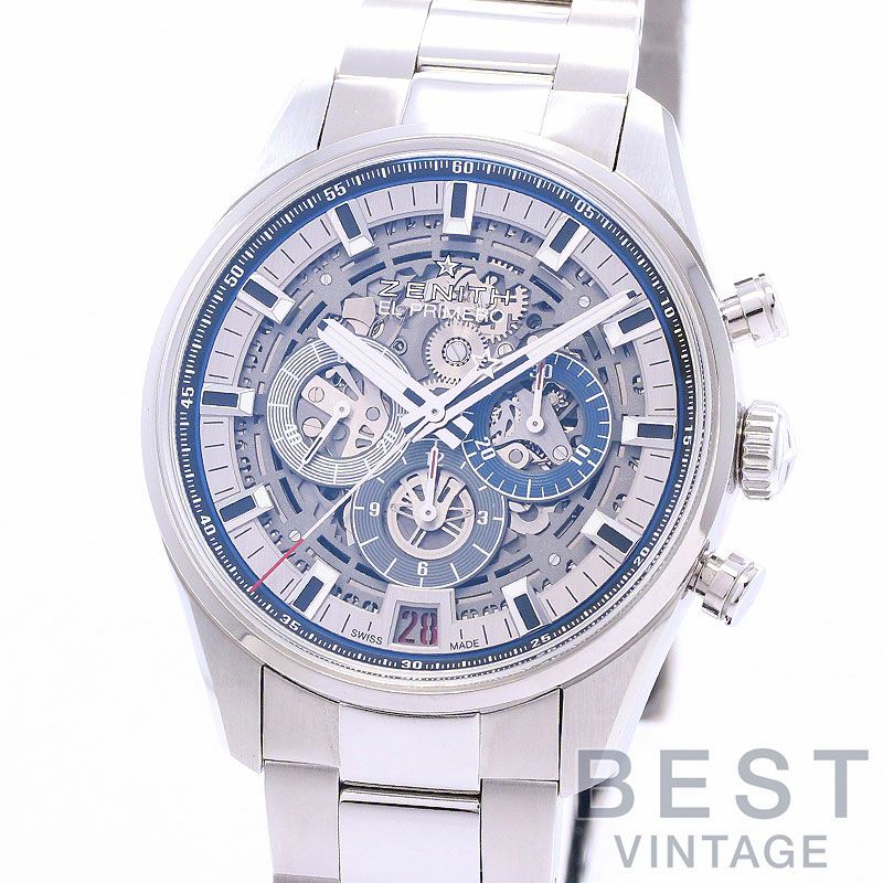 【中古】ZENITH CHRONOMASTER EL PRIMERO FULL OPEN 42MM ゼニス クロノマスター エル・プリメロ フルオープン 42MM 03.2081.400/78.M2040