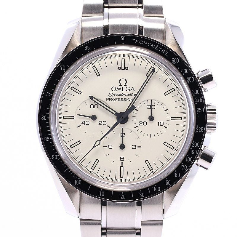 中古】OMEGA SPEEDMASTER PROFESSIONAL MOONWATCH ITALIAN ALBINO
