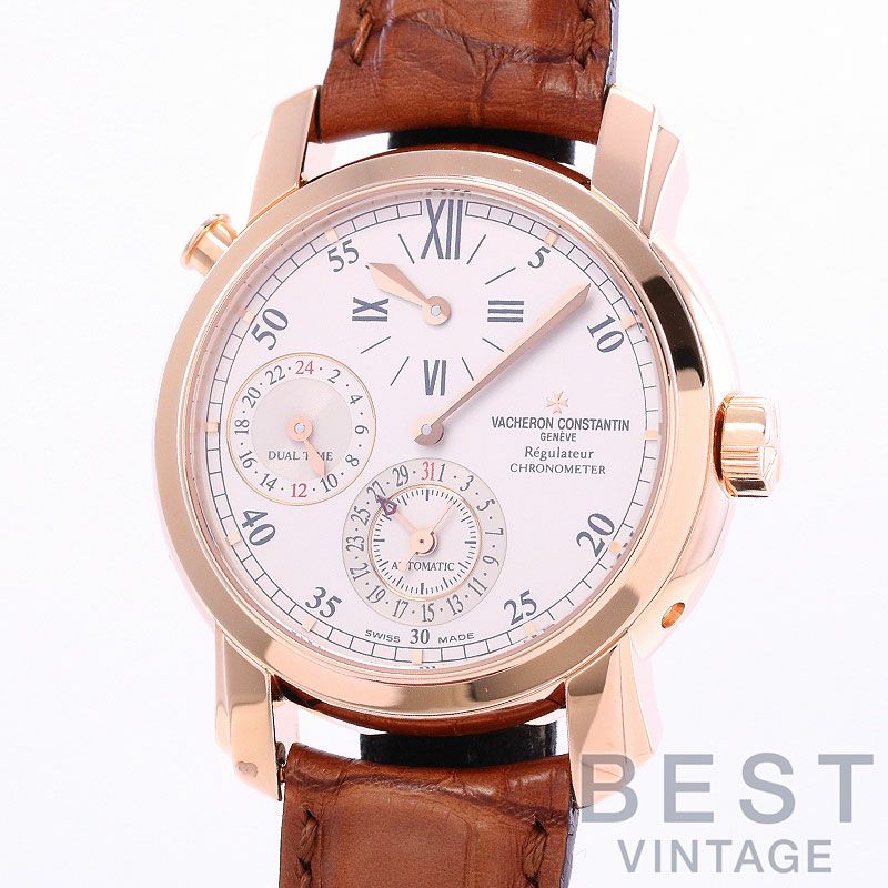 中古】VACHERON CONSTANTIN MALTE DUAL TIME REGULATEUR ヴァシュロン