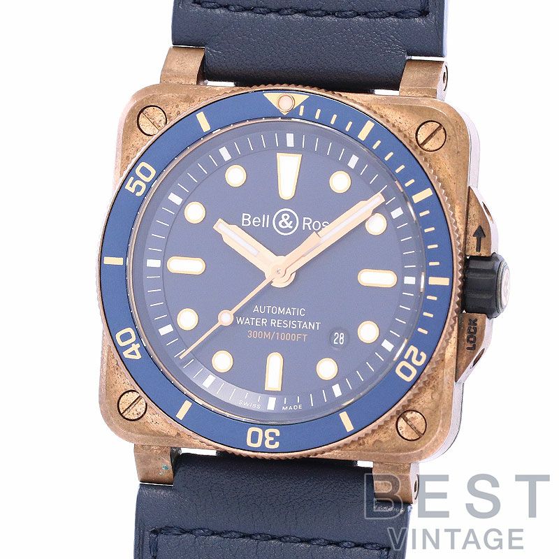 中古】BELL & ROSS BR03-92 DIVER BRONZE 999 LIMITED ベル&ロス BR 03 