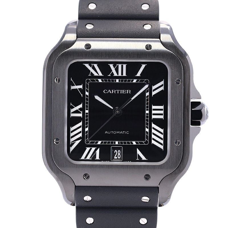 中古】CARTIER SANTOS DE CARTIER WATCH LARGE MODEL カルティエ