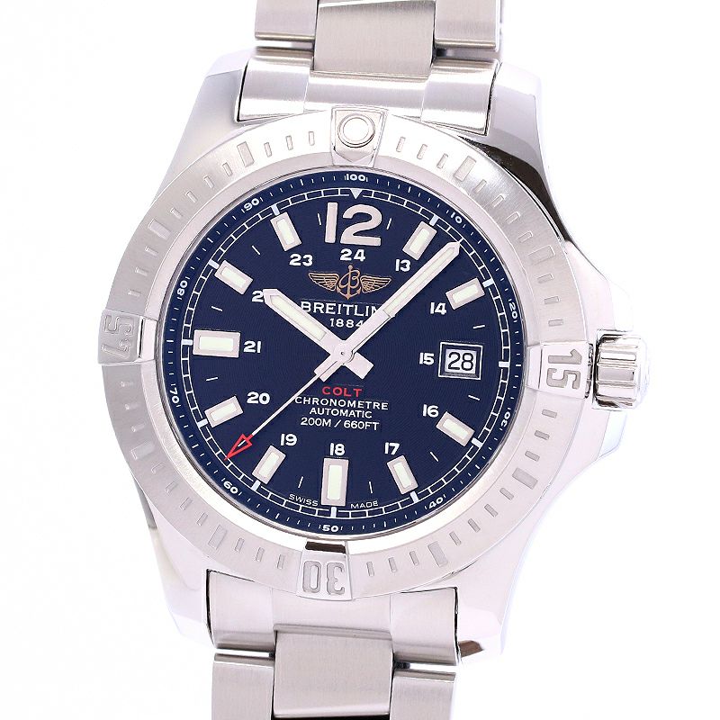 【中古】BREITLING COLT AUTOMATIC ブライトリング コルト オートマチック A1738811/BD44/173A (A173B44PCS)