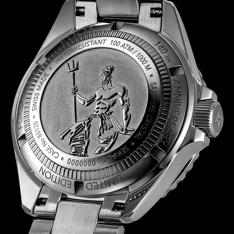 EDOX NEPTUNIAN AUTOMATIC 140TH ANNIVERSARY LIMITED EDITION