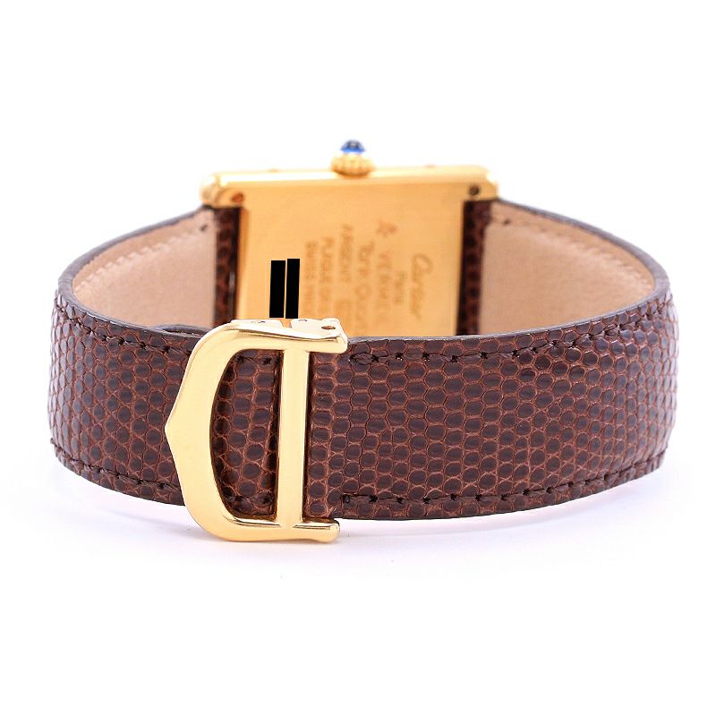 中古】CARTIER MUST TANK LARGE MODEL VERMEIL カルティエ マスト