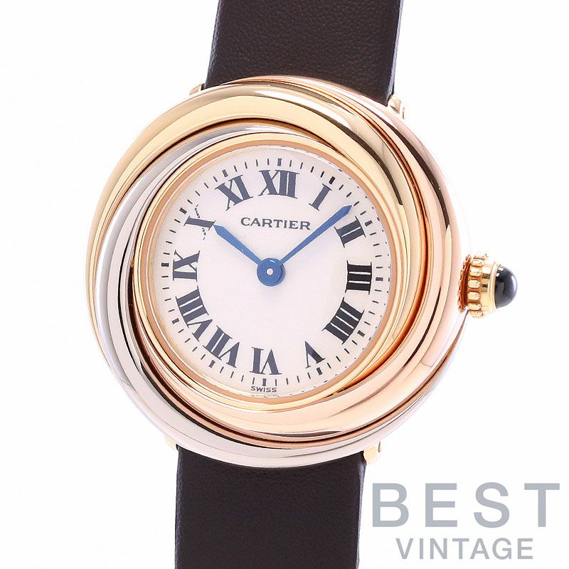 Cartier カルティエ マスト ドゥ トリニティ ボルドー×ゴールド 万年筆