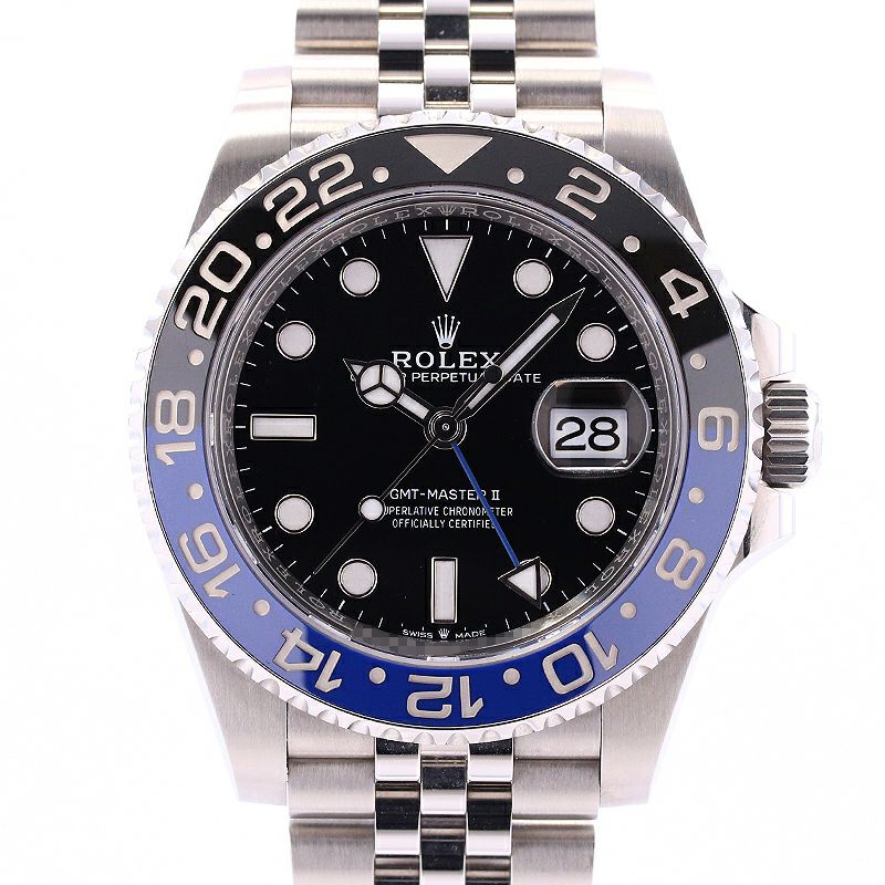 中古】ROLEX GMT MASTER II ロレックス GMTマスターII 126710BLNR