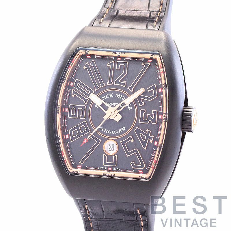 【中古】FRANCK MULLER VANGUARD CENTER SECONDS JAPAN LIMITED フランク・ミュラー ヴァンガード・センターセコンド 日本限定 V45SCDTJ TTNRBR5N
