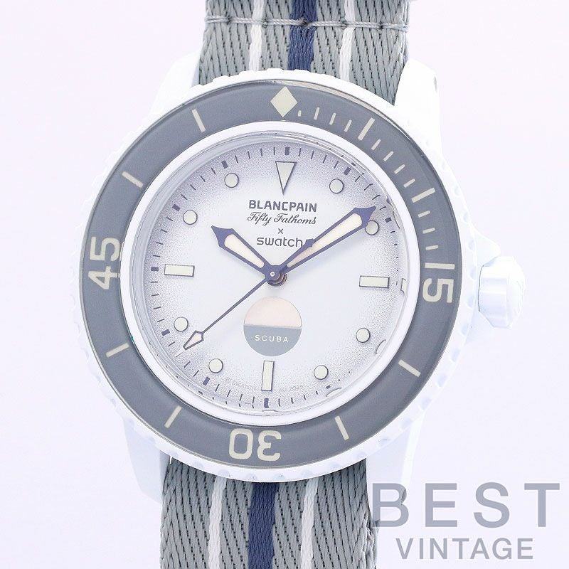 中古】SWATCH BLANCPAIN X SWATCH BIOCERAMIC SCUBA FIFTY-FATHOMS 
