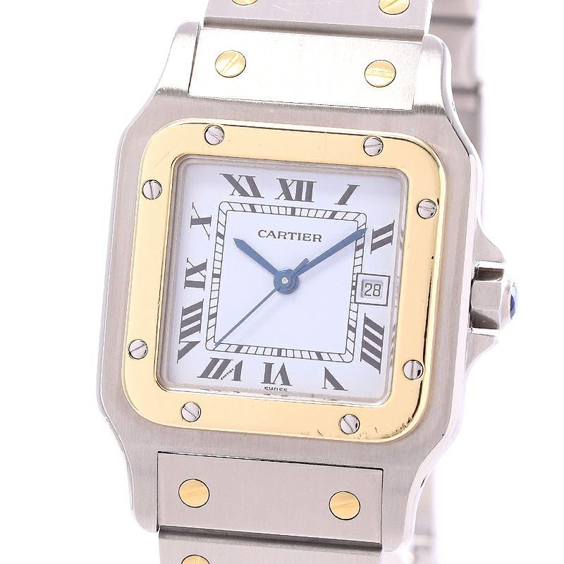 中古】CARTIER SANTOS CARREE / SANTOS GALBEE LARGE MODEL カルティエ
