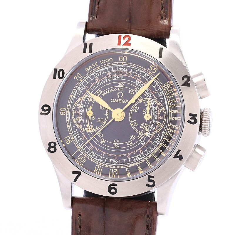 【中古】OMEGA <br>SPECIALITIES MUSEUM COLLECTION NO.3 "OFFICERS 1945" <br>オメガ <br>スペシャリティーズ ミュージアムコレクション No.3 "1945 オフィサーズウォッチ" <br>5702.50.02