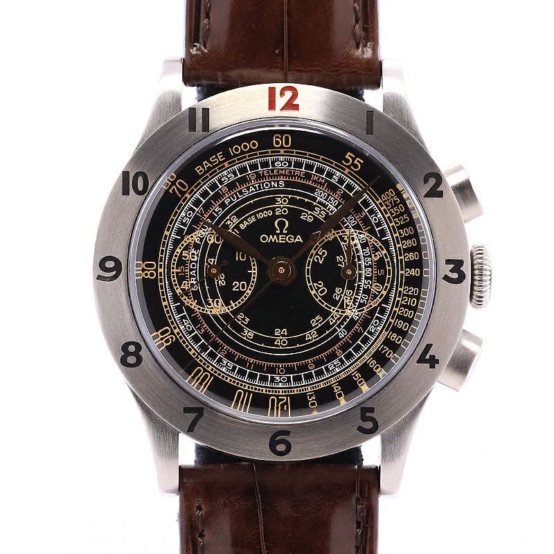 【中古】OMEGA <br>SPECIALITIES MUSEUM COLLECTION NO.3 "OFFICERS 1945" <br>オメガ <br>スペシャリティーズ ミュージアムコレクション No.3 "1945 オフィサーズウォッチ" <br>5702.50.02
