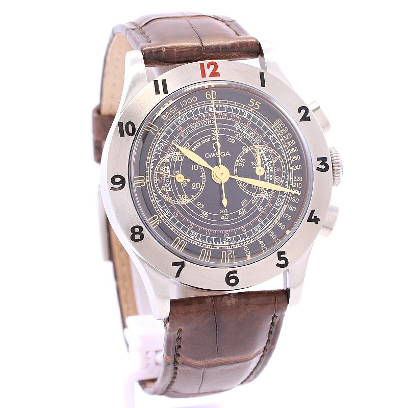 【中古】OMEGA <br>SPECIALITIES MUSEUM COLLECTION NO.3 "OFFICERS 1945" <br>オメガ <br>スペシャリティーズ ミュージアムコレクション No.3 "1945 オフィサーズウォッチ" <br>5702.50.02