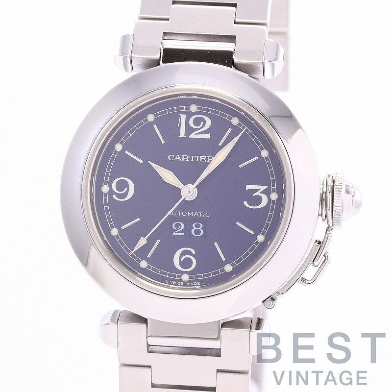 中古】CARTIER PASHA C DE CARTIER BIG DATE カルティエ パシャ C ドゥ